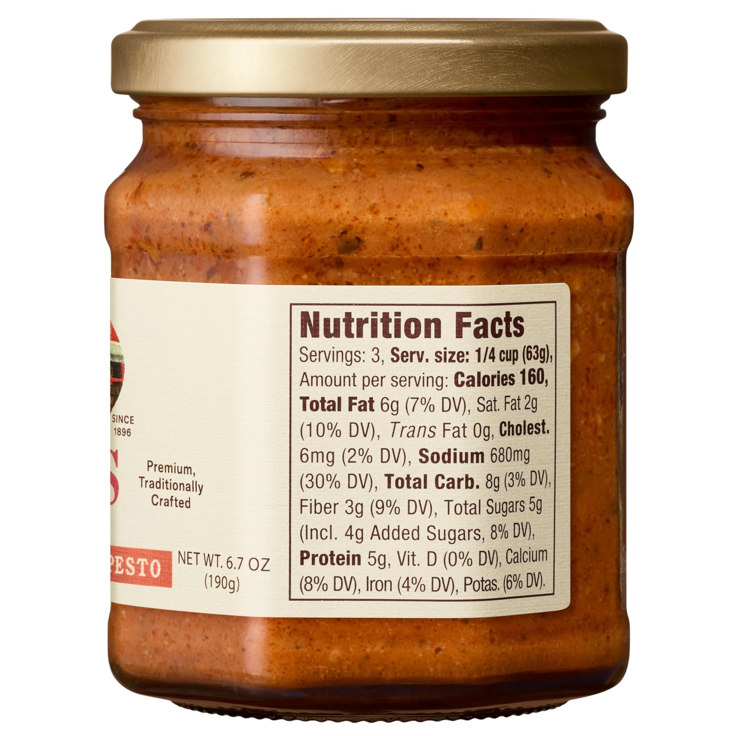 Rao's Homemade Sun Dried Tomato Pesto Sauce, 6.7 oz