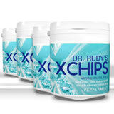 Mint Xylitol Xchips by Dr Rudy's: 4 Pack for Dry Mouth & Fresh Breath