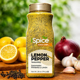 iSpice | Lemon Pepper Seasoning | 28 oz | Bulk Size | Mixed Spices & Seasonings | Kosher