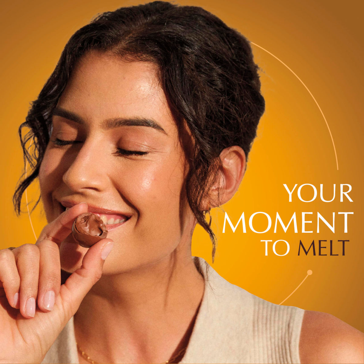 Lindt LINDOR Caramel Milk Chocolate Candy Truffles, 25.4 oz., 60 Count Box