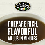 Spice Classics Au Jus Mix, 6 lb - One 6 Pound Container of Au Jus Gravy Mix, Best for Bulk Preparation, Use to Heighten Flavor of Ribs, French Dip