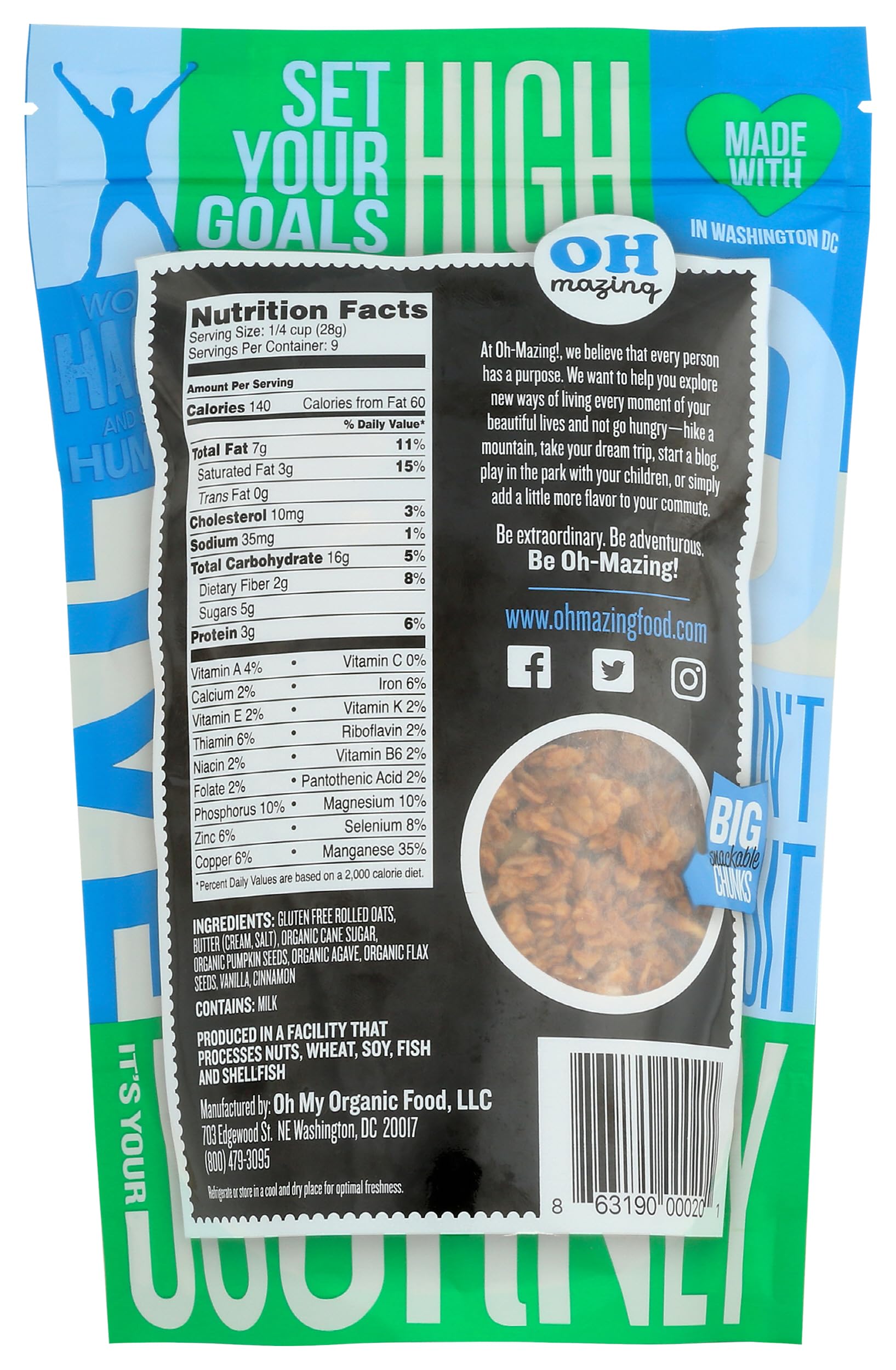 Oh Mazing, Granola Original, 9 Ounce