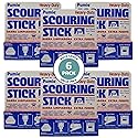 6-Pack PUMIE HDW Scouring Stick for Toilet Bowl Cleaning, Cleans Toilet Bowl Hard Water Rings, Buildups, Rust & Tough Stains, Perfect Pumice Stone