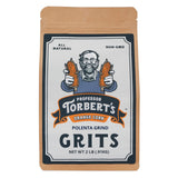 Professor Torbert's Orange Corn Grits | Polenta Grind | 2 Lb Bag (32 oz)