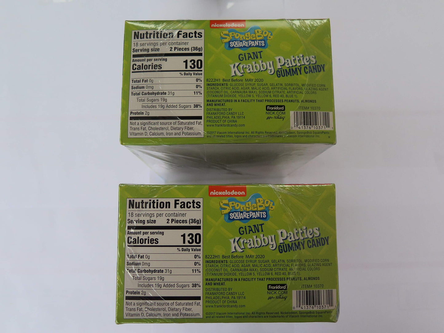 Giant Gummy Krabby Patties 0.63 OZ (72 Count) From Candy World.