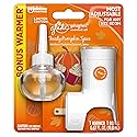 Glade PlugIns Refills Air Freshener Starter Kit, Scented Oil for Home and Bathroom, Toasty Pumpkin Spice, 0.67 Fl Oz, 1 Warmer + 1 Refill