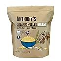 Anthony's Organic Hulled Millet, 3 lb, Gluten Free, Grown in the USA