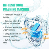 DIRTDEFY Washing Machine Cleaner Tablets, Deep Descaler Removes Pet Hair, Urine, Odor & Residue, 24 Septic-Safe Tablets for Top Load, Front Load & HE