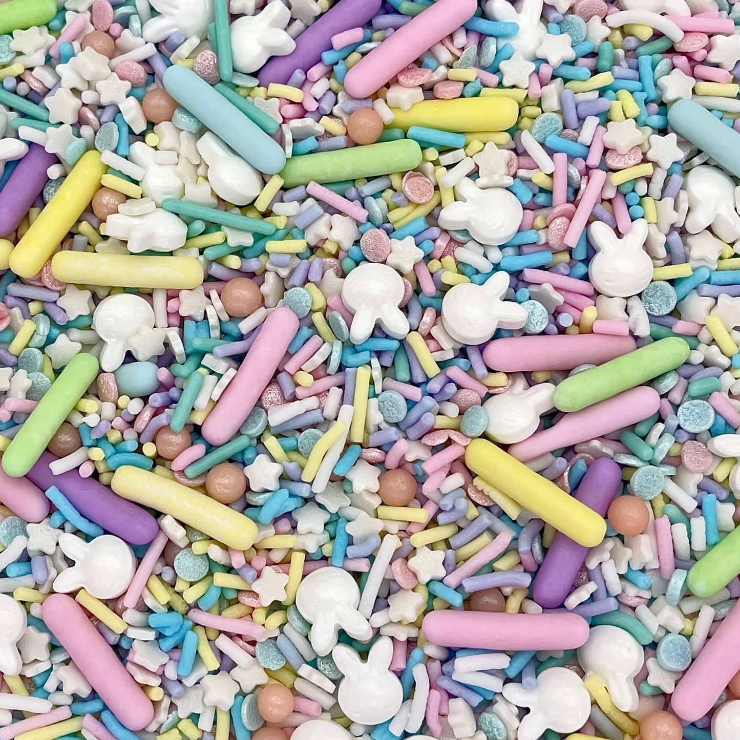 Sprinkles | Easter Sprinkles | 8 Ounces | Pastel Sprinkles | Cake Sprinkles | Spring Sprinkles | Manvscakes, Yellow, Blue, Red ,Non Toxic