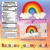 Rainbow Gummies - Bulk 38 Pk Individually Wrapped Gummy Candy - Rainbow Party Favors for Rainbow Birthday, Unicorn Party, Unicorn Birthday, Unicorn