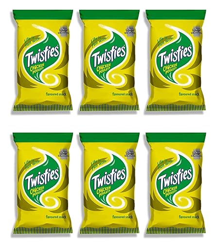 FIJI Twisties (Pack of 6 x 100g) Unique CHICKEN Poulet Flavor Snack, Crunchy Snacks From FIJI - FijiProducts.com