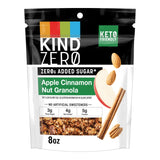 KIND Zero Added Sugar Granola, Apple Cinnamon Nut, Gluten Free, Low Sugar, Keto Snacks, 5g Protein, 8oz, 5 Count