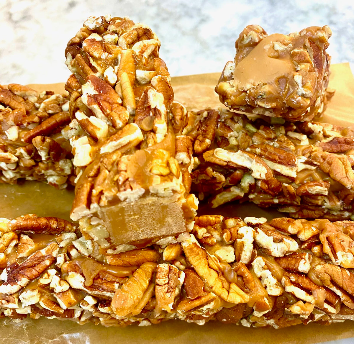 Pecan Rolls Candy Collection, 2 Pack, 8 oz Logs