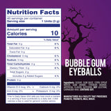 Colombina Scary Eyeballs Bubblegum, Halloween Party Favors, 40 Count (Pack of 1)