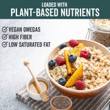 Viva Naturals Organic Chia Seeds, 2 lb, 32 Oz - Plant-Based Omega-3 and Vegan Protein, Gluten Free & Non-GMO, Perfect for Smoothies, Salads & Chia