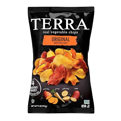 Terra Vegetable Chips, Original Vegetable Chips with Sea Salt, 5 oz