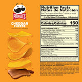 Pringles Potato Crisps Chips, Lunch Snacks, On-The-Go Snacks, Party Stack, Cheddar Cheese, 7.1oz Can (1 Can)