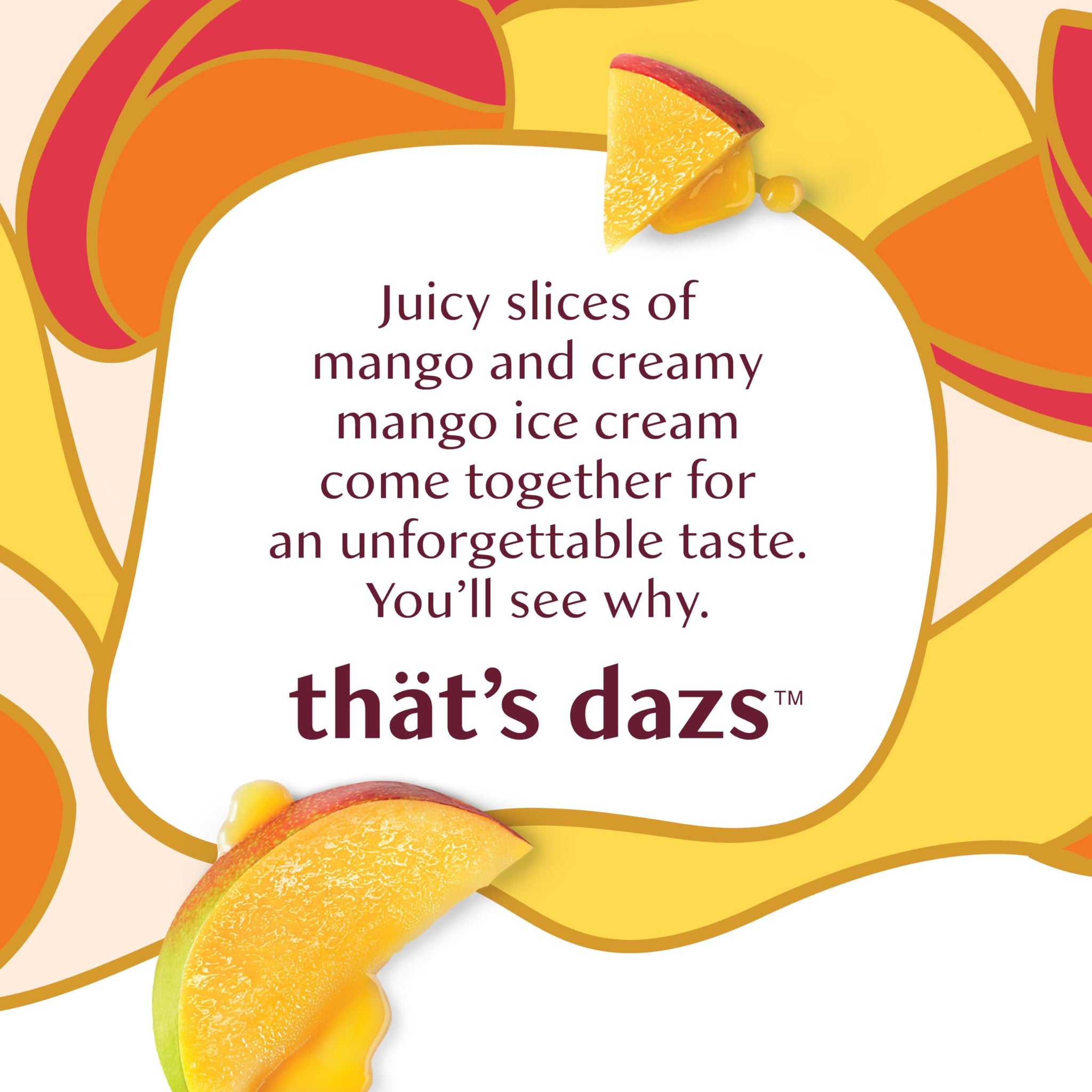 Haagen-Dazs Ice Cream, Mango, 14 oz (Frozen)