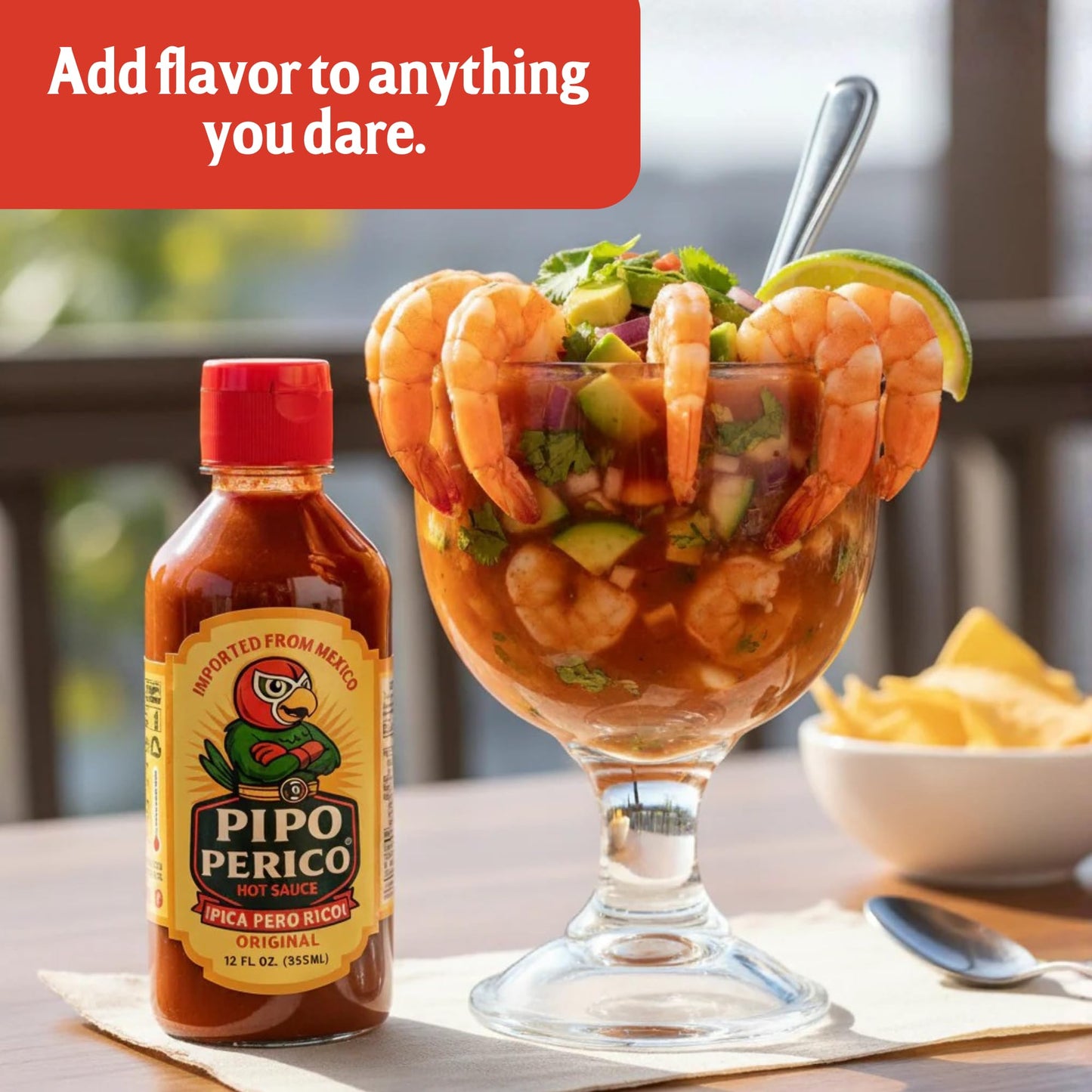 Pipo Perico Mexican Hot Sauce, Original Guajillo & Arbol
