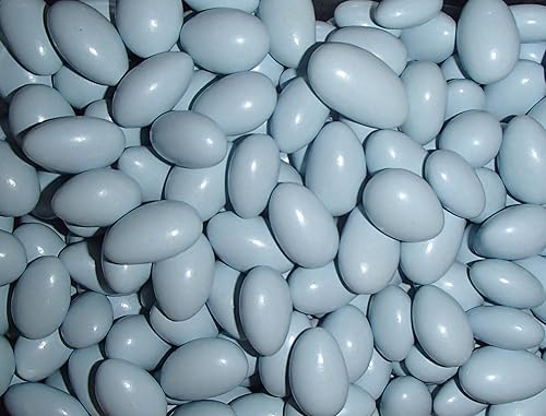 Sconza Jordan Almonds Pastel Blue 1 Pound (16 OZ)