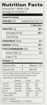 JULIANS RECIPE Natural Waffle, Belgium Cinnamon, 7.6 Ounce (Pack of 12)