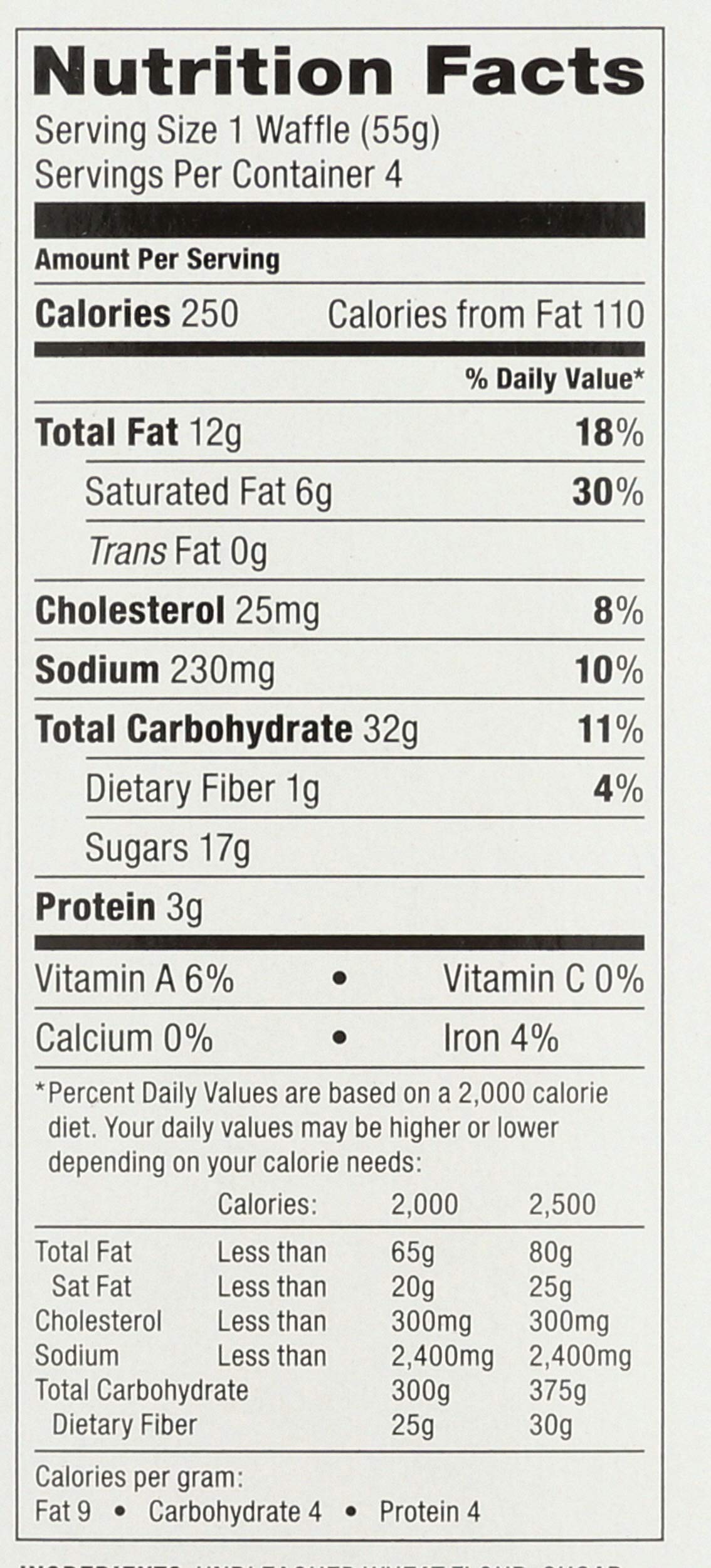 JULIANS RECIPE Natural Waffle, Belgium Cinnamon, 7.6 Ounce (Pack of 12)