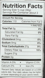 Organic Baked Fuji & Reds Apple Chips Bare Fruit 3 oz Bag