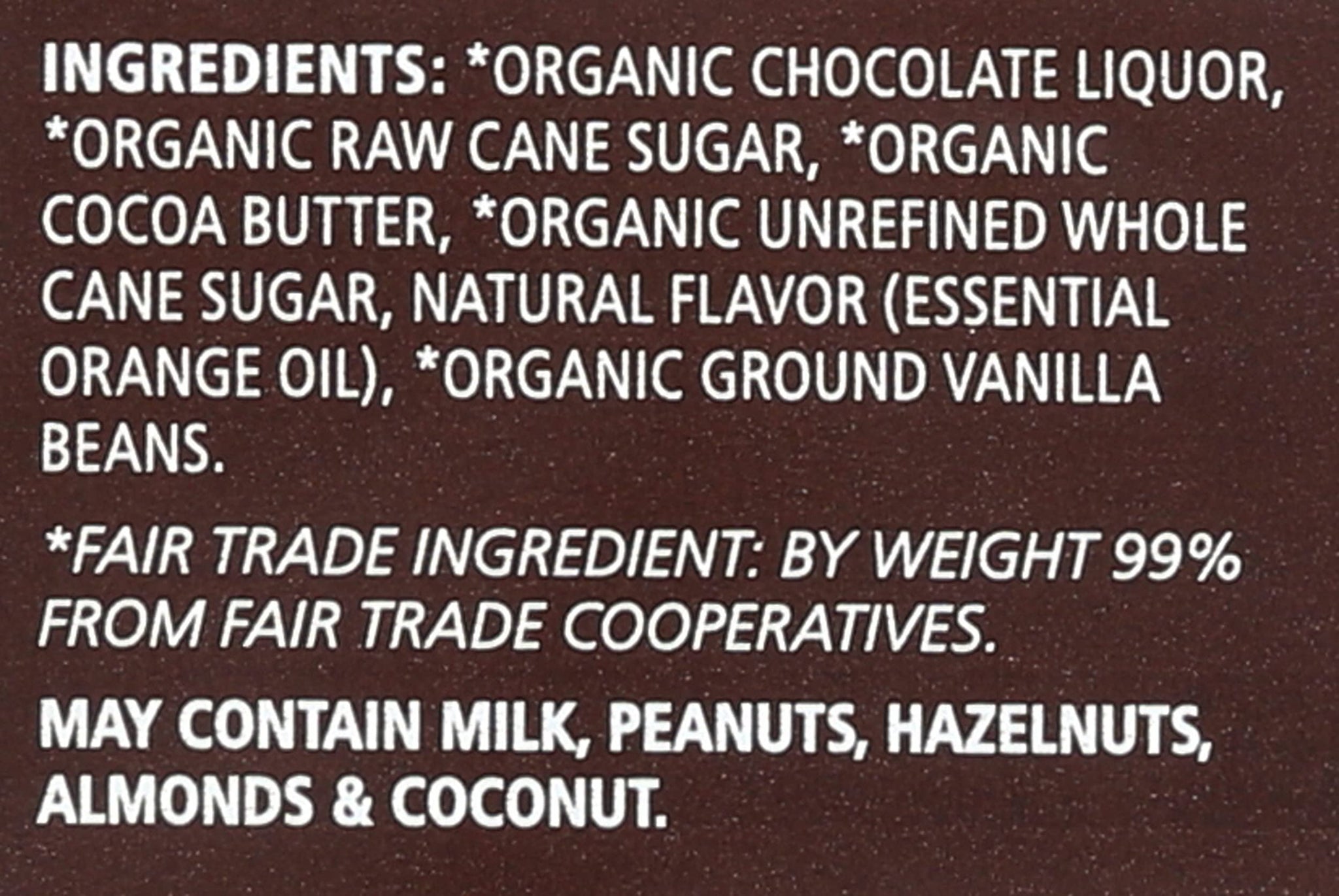 Equal Exchange Organic Orange Chocolate, 12 Count
