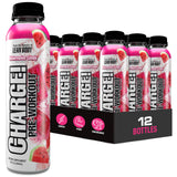 LABRADA Charge Pre Workout Watermelon Candy RTD Drink - Pump, Energy, Endurance Formula with 10g Glycerol, 6g L-Citrulline Malate, 4g Beta Alanine