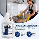 CPG SUPPLIES Heavy Duty Alkaline Cleaner & Degreaser - Multi Purpose Cleaner Concentrate to Cut Grease, Oil, Fat, Grime - Fume-Free & Non-Abrasive