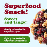 Food to Live Organic Delicious Berries Mix, 4 Pounds - A Blend of Non-GMO Dried Blueberries, Cranberries, and White Mulberries Gently Infused