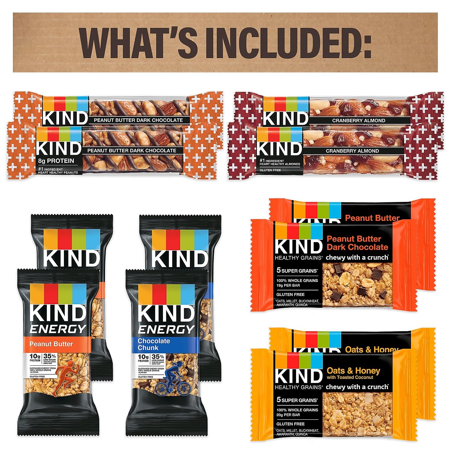 Break Box KIND Bar Snack Mix, Assorted, 22/Box (700-S0021)