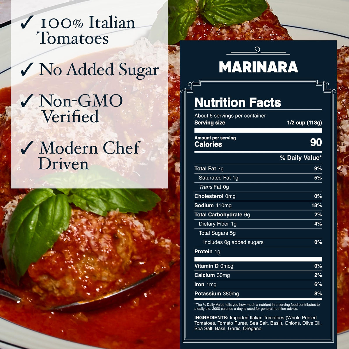 Carbone Marinara Pasta Sauce, Premium Italian Tomato Sauce, 2 Pack (24oz)