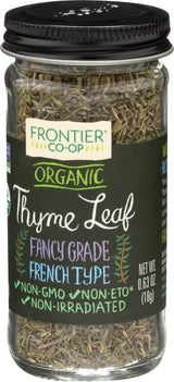Frontier Herb Organic Whole Thyme Leaf, 0.8 oz