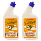 Rebel Green Spotless Toilet Bowl Cleaner - Natural, Plant-Based, Organic, Eco-Friendly, Non-Toxic Bathroom Cleaner, Chamomile Orange Blossom Scent