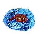 Fort Knox Caribbean Blue Milk Chocolate Coins - 1 LB Mesh Bag