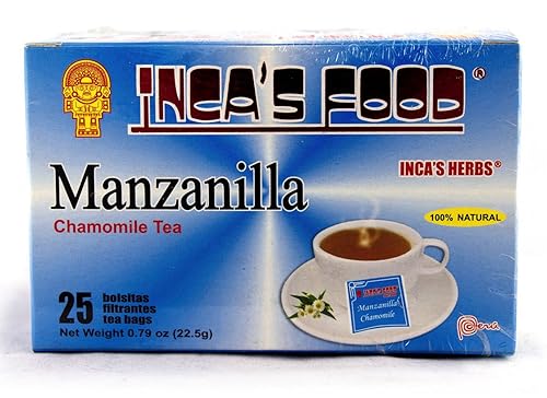INCA'S FOOD All Natural Teas from Peru. (Te de Manzanilla | Chamomile Tea, 22.5 gr.)