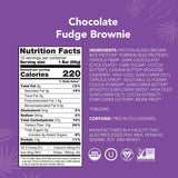 ALOHA Organic Plant-Based Protein Bars | Chocolate Fudge Brownie | Vegan, Gluten-Free, Paleo, Low-Carb, Non-GMO, Soy-Free, 12 Count