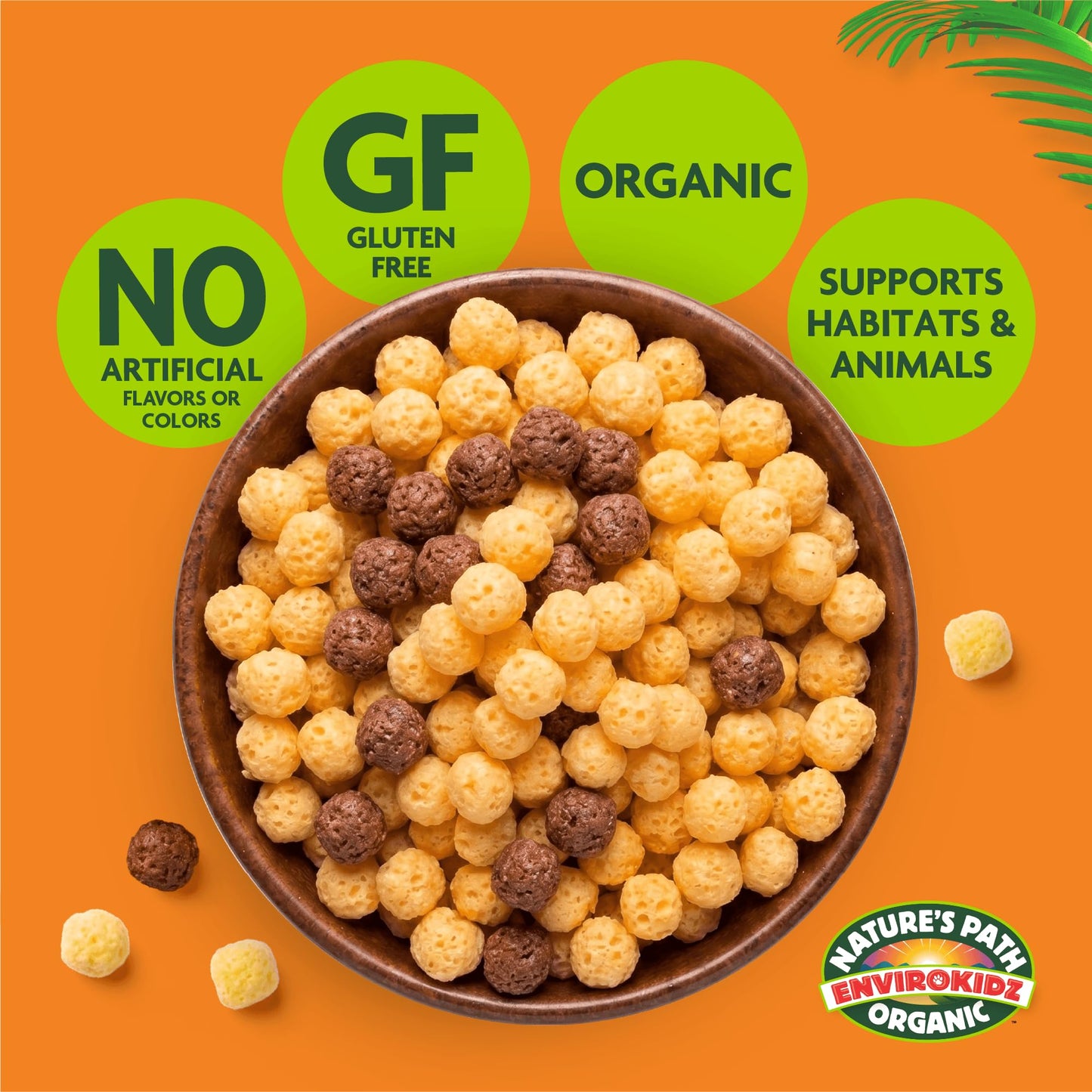EnviroKidz Organic Leapin' Lemurs Cereal, 10 oz (Pack of 1), Peanut Butter & Chocolate, Gluten Free, Fair Trade, by Nature's Path