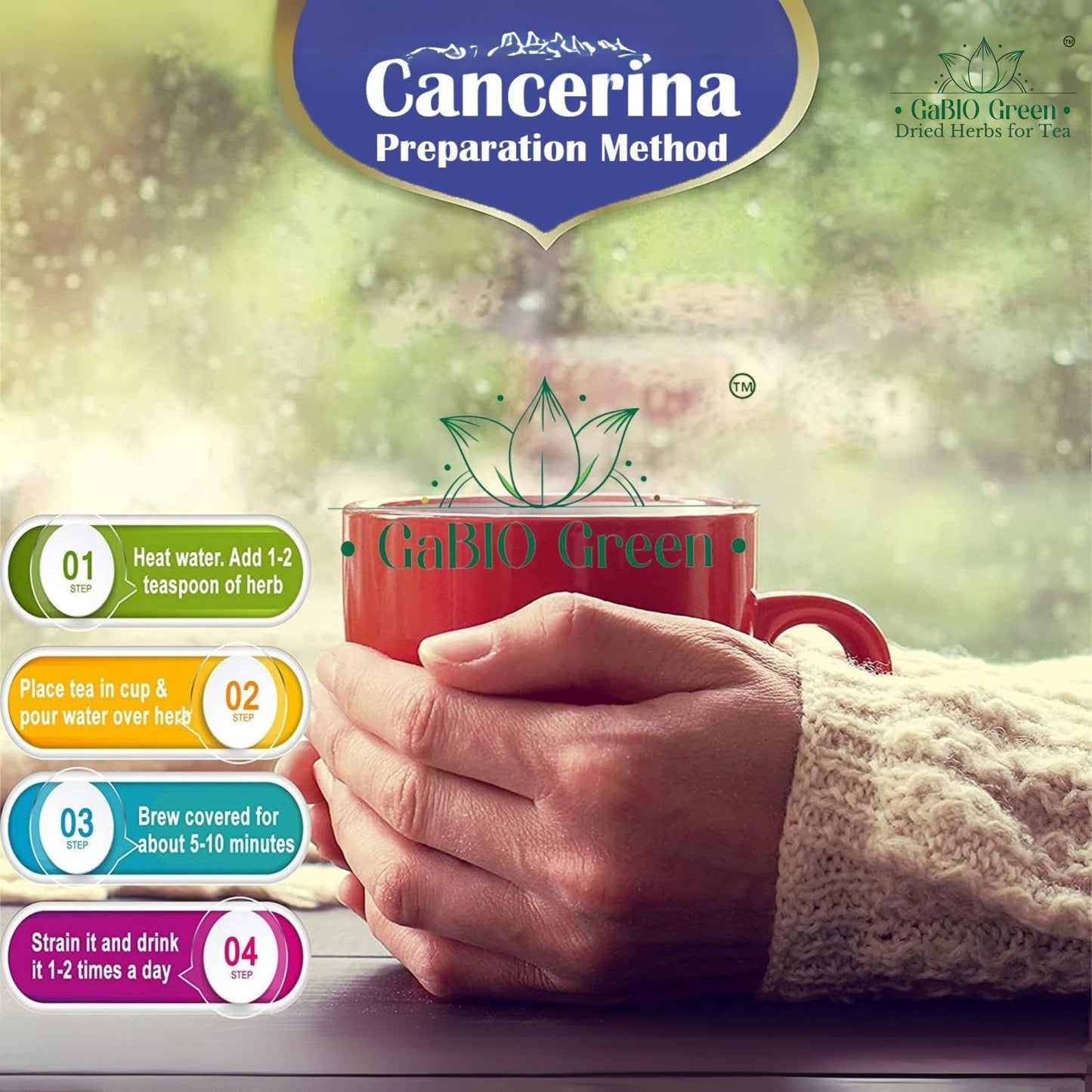 Cancerina Hierba Mexicana 4 oz - 100% natural Cancerina Tea Herbs 4 oz, Calluna Vulgaris, Cancerina Herbs, Hierva mexicana, Anahuac Cancerian
