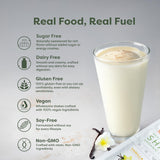 310 Nutrition Organic All-In-One Meal Replacement Shake Powder - Plant-Based Protein Smoothie Blend w/Fiber, Probiotics & Adaptogens - Low Carb