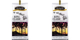 Hawaiian Isles Kona Coffee Co. Kona Classic Ground Coffee, Medium Roast, 8 ounce bag Pack of 2