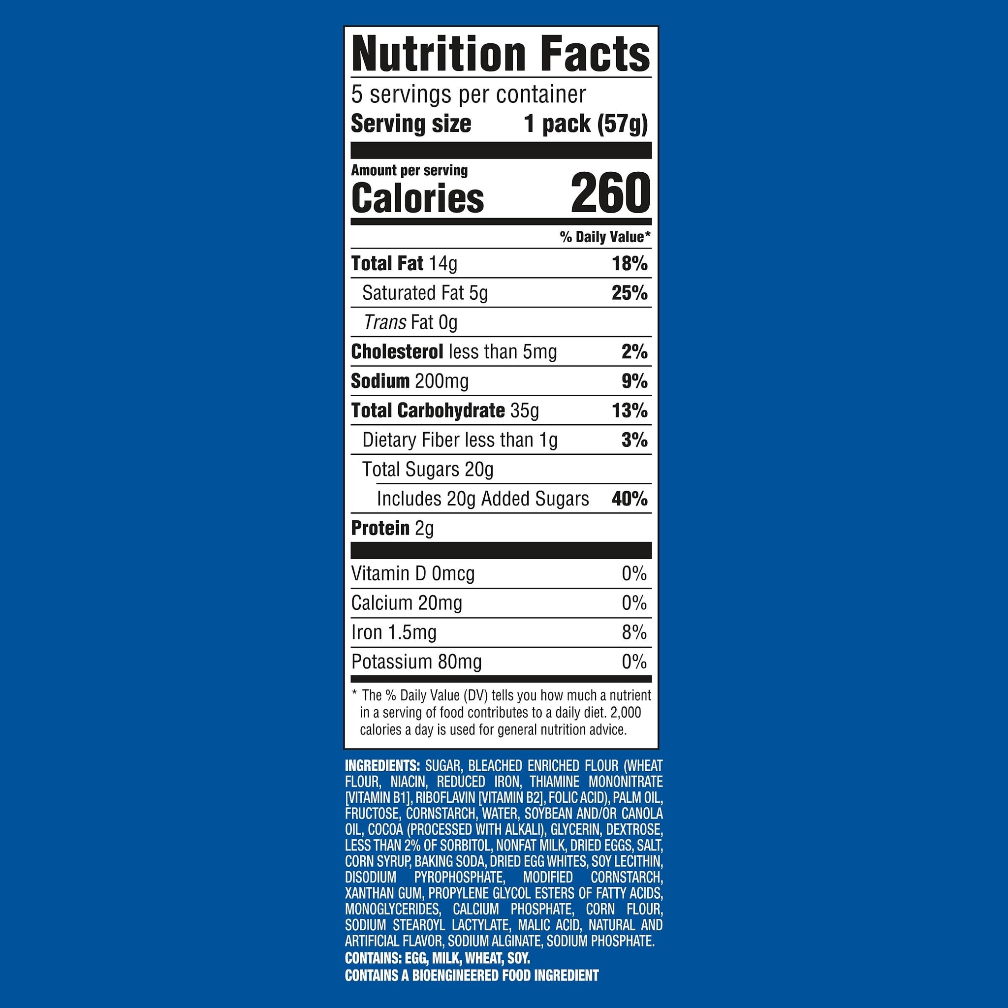 OREO Cakesters Soft Snack Cakes, 5-2.02 oz Snack Packs