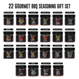 22-Spice Grilling Seasoning Gift Set for Men - All-Natural Non-GMO Rubs & Seasonings for BBQ, Steak, Chicken, Seafood - Spice Kit for Dad, Husband