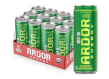 ARDOR ENERGY Natural Sparkling Energy Drink with 100mg Natural Caffeine & 200mg L-Theanine from Organic Green Tea for Smooth Energy & Focus | Healthy