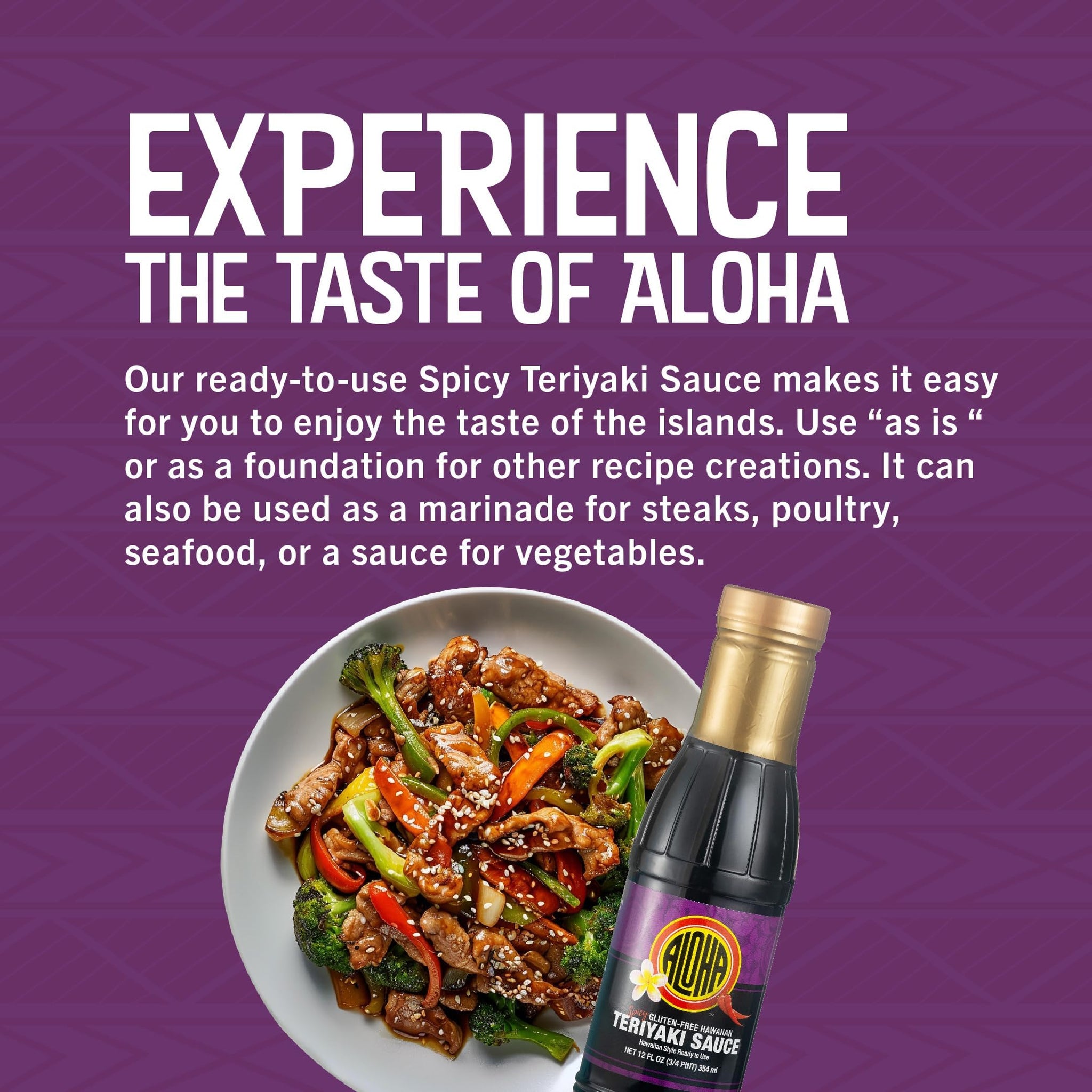 Aloha Shoyu - Spicy Gluten-Free Hawaiian Teriyaki Sauce - 24 oz