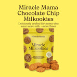 Miracle Mama Milkookies- Lactation Cookies - Oatmeal Chocolate Chip- Support Milk Supply with Oats, Flaxseed & Brewer’s Yeast - Delicious, Nourishing