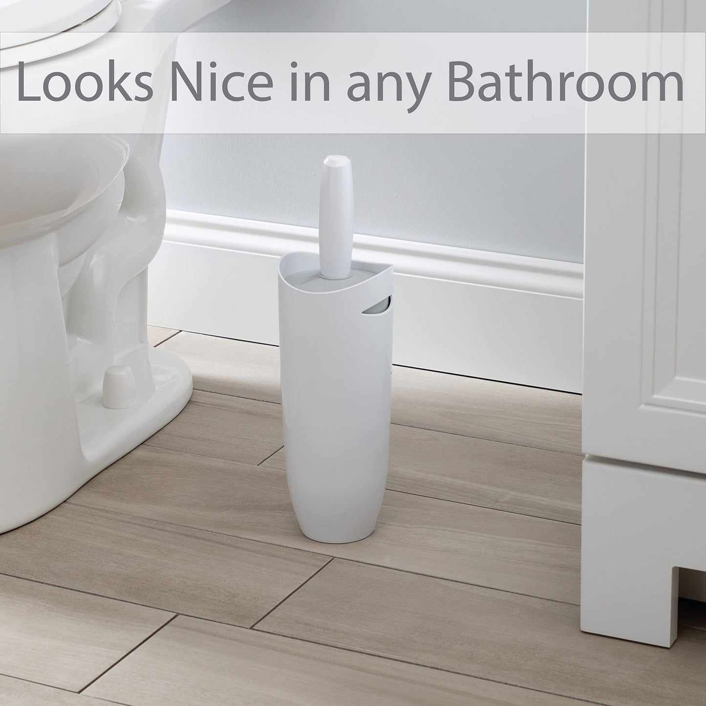 Bath Bliss Coutour Toilet Brush and Holder