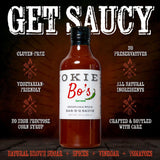 OkieBo's BBQ Sauce - Serrano, Oklahoma Style, Perfect Sauce for Creating Competition Style Ribs, Pork, Brisket, Salmon, Chicken and Much More