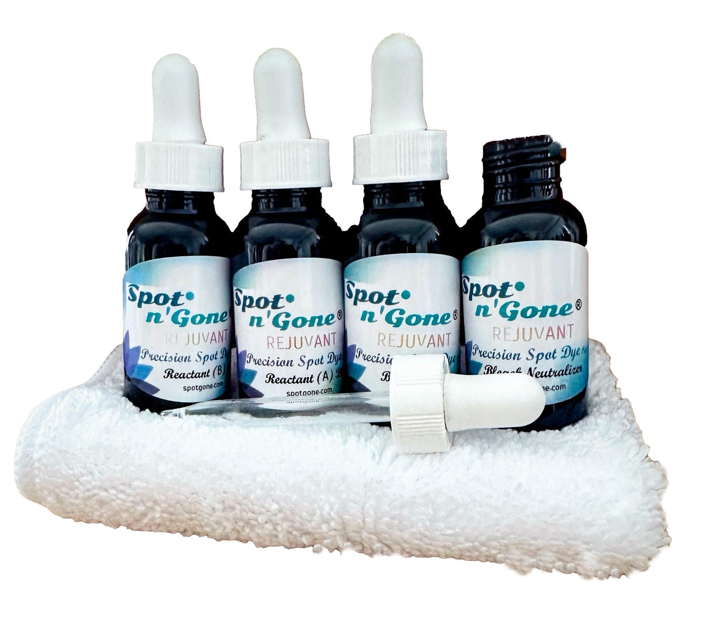 BLEACHSTAIN® Precision Carpet Spot Dye Kit | Bleach Stain Repair | Restores Carpet Color on Small Drips and Spots | for Dark Brown, Dark Green